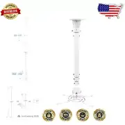 Extendable Ceiling Projector Mount Bracket for Home & Office - 43.6 Inch