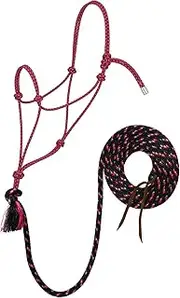 Weaver Leather Silvertip #95 Rope Halter with 12-Feet Lead