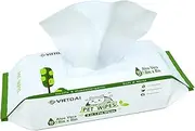 VIETDAI Dog Wipes Cleaning Deodorizing Pet Wipes for Dogs Cats Big Thick Large Multipurpose Grooming Hypoallergenic All Puppy Wipes Dog Wipes Quick Bath for Paw and Butt Face Body (1 Pack-80Count)