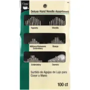 Dritz 128 Deluxe Hand Needles-Assorted 100/Pkg