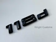 NEW GLOSS BLACK 118d BADGE REAR BOOT BACK FITS BMW 1 SERIES