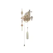 Made in Ukraine UGears Aero Clock Wall Clock With Pendulum Mechanical 3D Puzzle