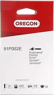 [Oregon] Saw Chain 35 cm 3/8 Inch LP for 35 cm Rail - 52 Drive Links, 1.3 mm - Low-Kickback Chain Compatible with Dolmar, Husqvarna, McCulloch, Ryobi, Bosch and More