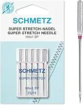 SCHMETZ | 5 Sewing Machine Needles | Super Stretch | HAX1 SP | Size 75/11