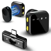 USB C Wireless Lavalier Microphone for iPhone iPad and Android, Mini Micropho...