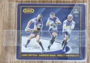 NRL Samboy The Footy Frames Tazo ~ Patten Ryan Kimmorley ~ Bulldogs ~ D 08/64