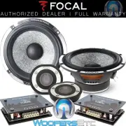 FOCAL UTOPIA BE 165W-RC 6.5" COMPONENT SPEAKERS BERYLLIUM TWEETERS CROSSOVERS