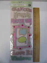 K&Company Chipboard GLAMOUR GIRL 18 Pieces NOS