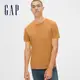 Gap 男裝 復古水洗圓領短袖T恤-薑黃色(440773)