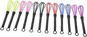 12pcs Hair Dye Blender Highlighting para Haircut Hairline Hair Color Cream Mixer Shampoo Foil Hairdressing Dye Whisk Lightener Hair Whisk Hairdressing Supply Abs