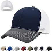 [CWENDANER] Mens Baseball Caps Trucker Classic Color Blocking Snapback Cap