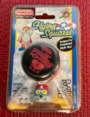 Duncan Flying Squirrel Black & Red Yo-Yo With Counter Weights New Sealed