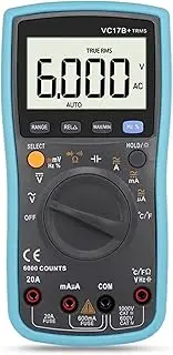 Transistor Capacitor Tester LCR Esrmeter VC17B+ Digital Multimeter 6000 Counts Multimetro Multitester Digital Profesional Used in Product R&D, Component Incoming Inspecti
