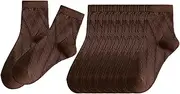 [Oshhni] 10 Pairs Socks Ankle Socks Elastic Cotton Fashion Non Slip Outfit Low Cut Socks Low Tube Socks for Gifts Girlfriend Mom Teens
