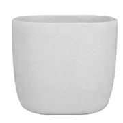 Northcote Pottery 31cm White Precinct Lite Terrazzo Look Square Pot