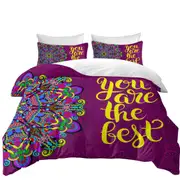 Positive Quote Mandela You are the Best Quilt Cover