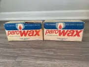 (2) VTG Parowax for Canning and Candle Making 12 oz 6 Total Cakes