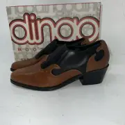 New Women’s Brown And Black Dingo Shoe Boots. 6 M. 20-18