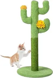 Scratching Posts for Indoor Cats - Indoor Cats Claw Scratcher - Interactive Kitten Scratcher Featuring 3 Scratching Poles for Adult and Kittens
