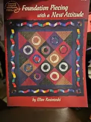 NEE Foundation Piecing with a New Attitude quilt pattern FREE SHIPPING