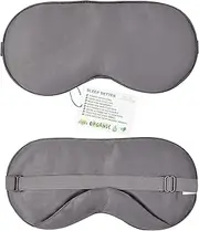 Bamboo Sleeping Mask - Sleep Mask for Men & Women, Eye Mask for Sleeping with Adjustable Strap, Night Eye Sleep Mask Blindfold, Soft Breathable Eye Shade Cover for Travel Yoga Nap