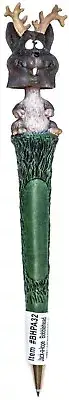 Legendary Creature Goofy Bobble Head Jack-a-lope Writing Implement Pen BHPA32