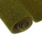 9pcs Artificial Model Grass Mat 14" x 20" Olive Green Realistic Fake Turf