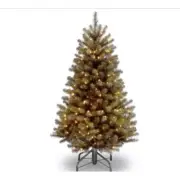 National Tree Company 5 Ft. North Valley Spruce Tree with Clear Lights Open Box