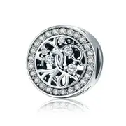 Silver plating Tree of Life Beads Fit DIY Charm Bracelet Jewelry