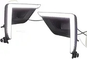 LED DRL Daytime Running Light Front Fog Lamps Assembly with Turn Signal Accessories Compatible With Toyota Prado 2018 2019 3 Colors