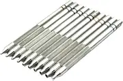 [Vaveren] 10x Pin Punches Watch Repair Parts Maintenance Mechanical Watch Clock Digital Electronics Watch Movement Tool 0.6 mm - 2.8 mm