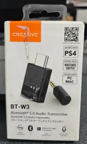 Creative BT-W3 Compatible with PS4/PS5/Nintendo Switch Bluetooth Transmitter USB