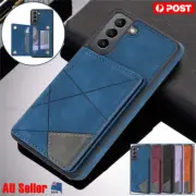 For Samsung S25 S24 FE S23 S22 Ultra Plus Note 20 A53 Case Leather Wallet Cover