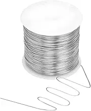304 Stainless Steel Wire for Bailing, Wire Sculpting, Jewelry Making (22Gauge, 0.6MM, 164FT/50m)