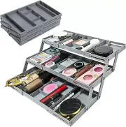 3 Tier Drawer Organizer Expandable Junk Multi Level Extra Large Storage Supplies