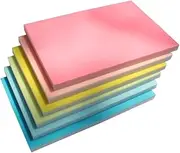 STOBOK DIY Rubber Brick Carved Rubber Stamps Lino Blocks Double-Sided PVC Material Random Color