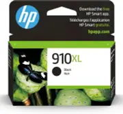 HP 910XL Black High-Yield Ink Cartridge for HP Printers | Works with Printer Ser