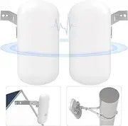 Point to Point Outdoor Wireless Bridge with Bracket Mount, Starlink WiFi Extender, IP65 Waterproof, 100Mbps 1.5KM,Extending WiFi to Another Building 5.8GHz with 14dBi High Gain Antenna