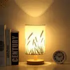 Solid Wood Nordic Table Lamp Bedroom Bedside Study LED Night Light Energy-saving
