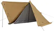 DOD T1-819-TN/BK/KH Musha Tent for 1 Person Fire Powder Resistant TC Material Solo Tent