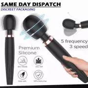 Big Vibrator Dildo Magic Wand Personal Massager Clitoris Full Body USB Sex Toy