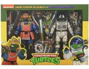 NECA TMNT Samurai Adventure MICHELANGELO & Space Adventure DONATELLO 14+ New