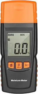 Digital Wood Meter Firewood Water Content Analyzer Humidity Tester Detecting 4 Tree Species for Woodworking Lumber Timber Type 2