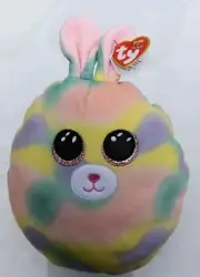 New! TY SQUISH-A-BOOS FURRY Easter Rabbit Bunny Pillow 9" size