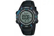 Lorus Chronograph R2367MX9 Grey Dial Black Silicone Unisex Watch
