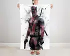 Deadpool Fleece Splash Effect Blanket