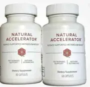 Isagenix Natural Accelerator Metabolism Boost & Fat Burning-(Pack of 2)'