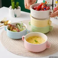 在飛比找蝦皮購物優惠-嚴選好物#爆款家用創意亮光純色燉盅碗沙拉碗早餐碗甜品碗陶瓷雞