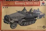 Motorized Hanomag Sd.Kfz. 251/1 German half Track Nitto in 1/35 scale - Vintage