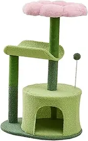 Cat Scratching Post Platform Activity Center Carpets Sofa Protector Playing House Hut Rest Cat Tree Tower